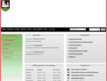 Tablet Screenshot of oberburg.ch
